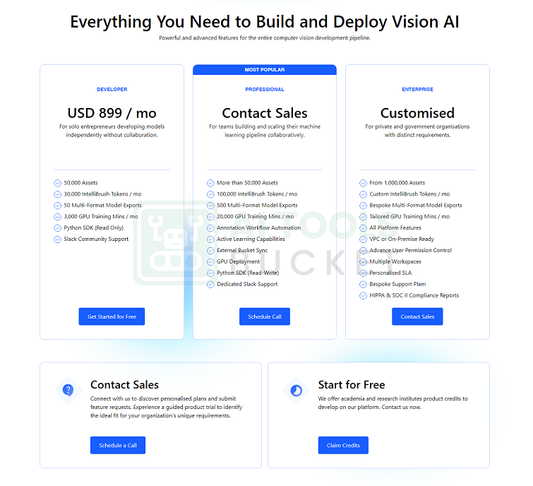 Datature AI Pricing Plans