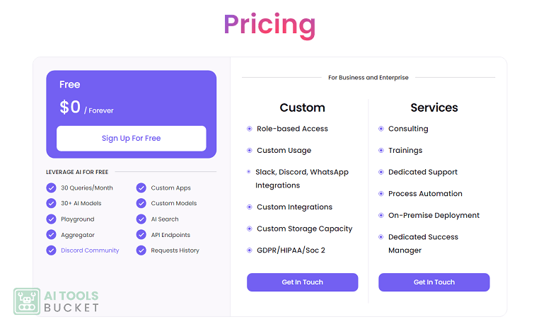 Ingest AI Pricing Tables