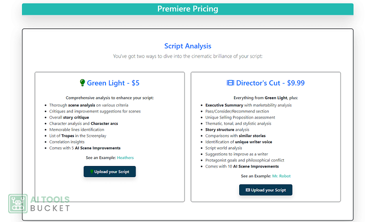 Script Reader AI Pricing Plans