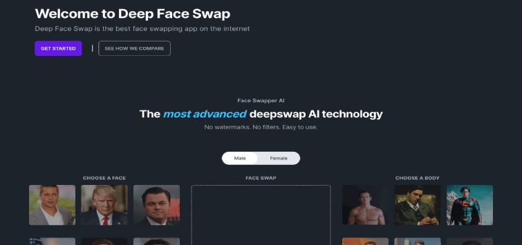 Deep Face Swap