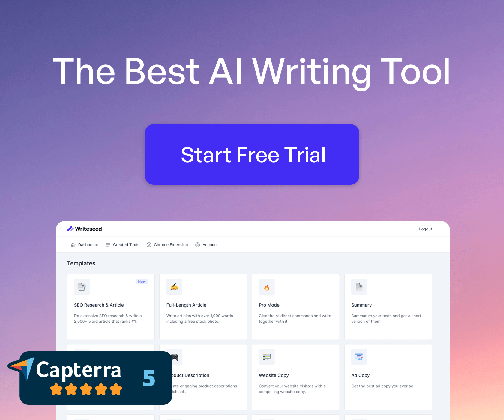 SEO-Optimized AI Content Writing Tool