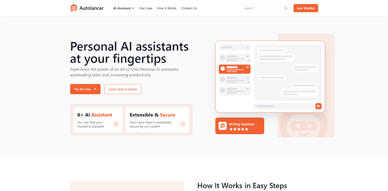 Autolancer AI - Personal 6+ AI assistants at your fingertips