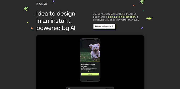 Galileo AI - Creates Delightful, Editable UI Designs From A Simple Text Description