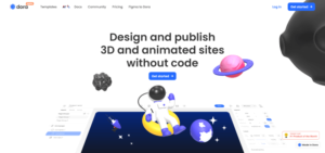 Dora - Create Beautiful Animated Websites without Code | AI Website Builder