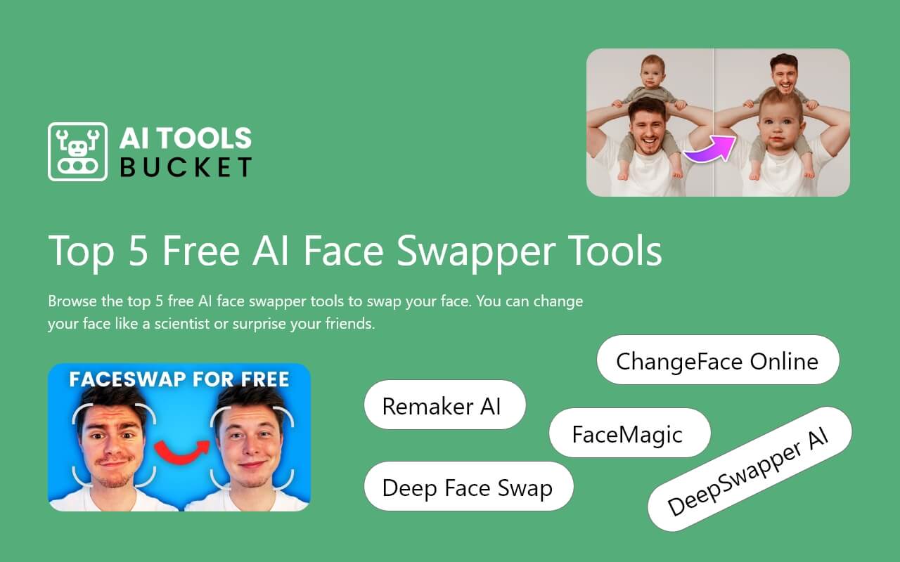 Top 5 Free AI Face Swapper Tools